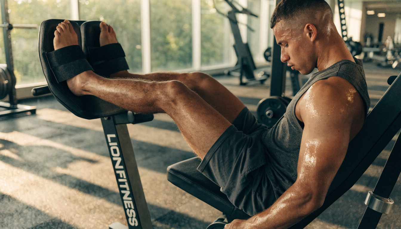 Focused weightlifting session in a gym with diverse athletes participating indoors.