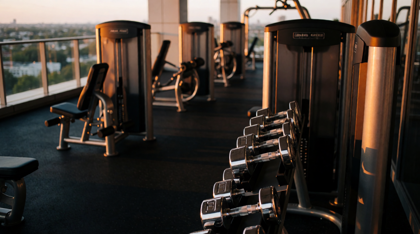 gym fitness equipment workout linha profissional condo