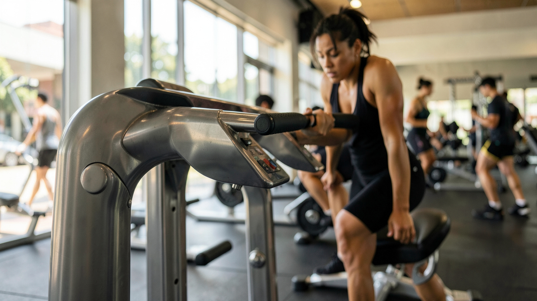 gym fitness equipment workout low row curitiba pr