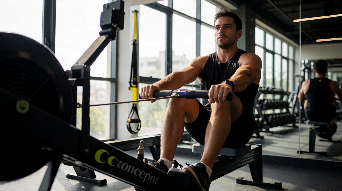 gym fitness equipment workout low row sao goncalo