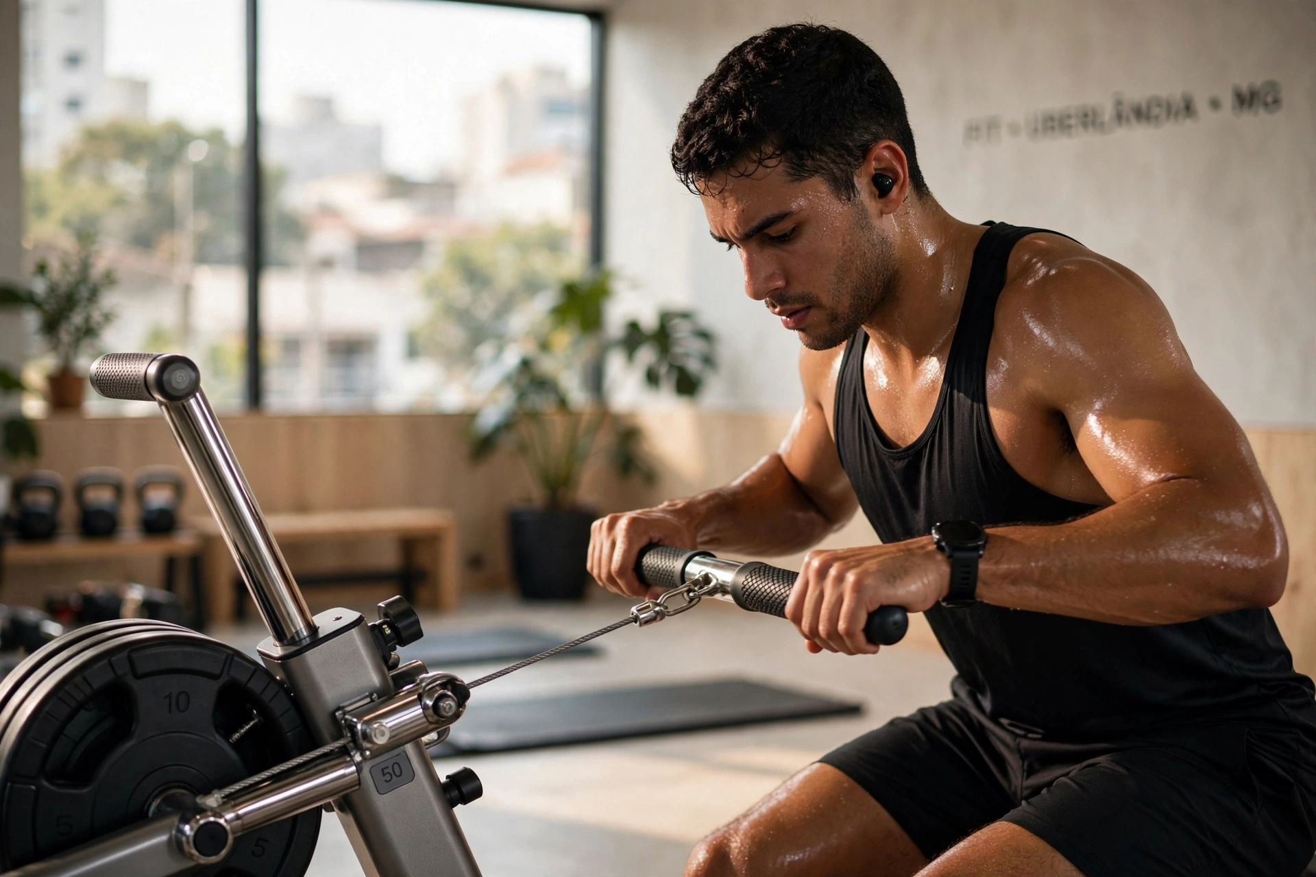 gym fitness equipment workout low row uberlandia mg