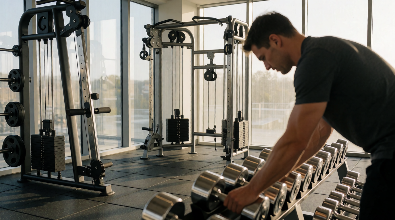 gym fitness equipment workout melhor momento profissionais
