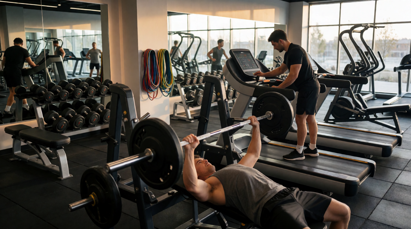 gym fitness equipment workout montar completa voce precisa