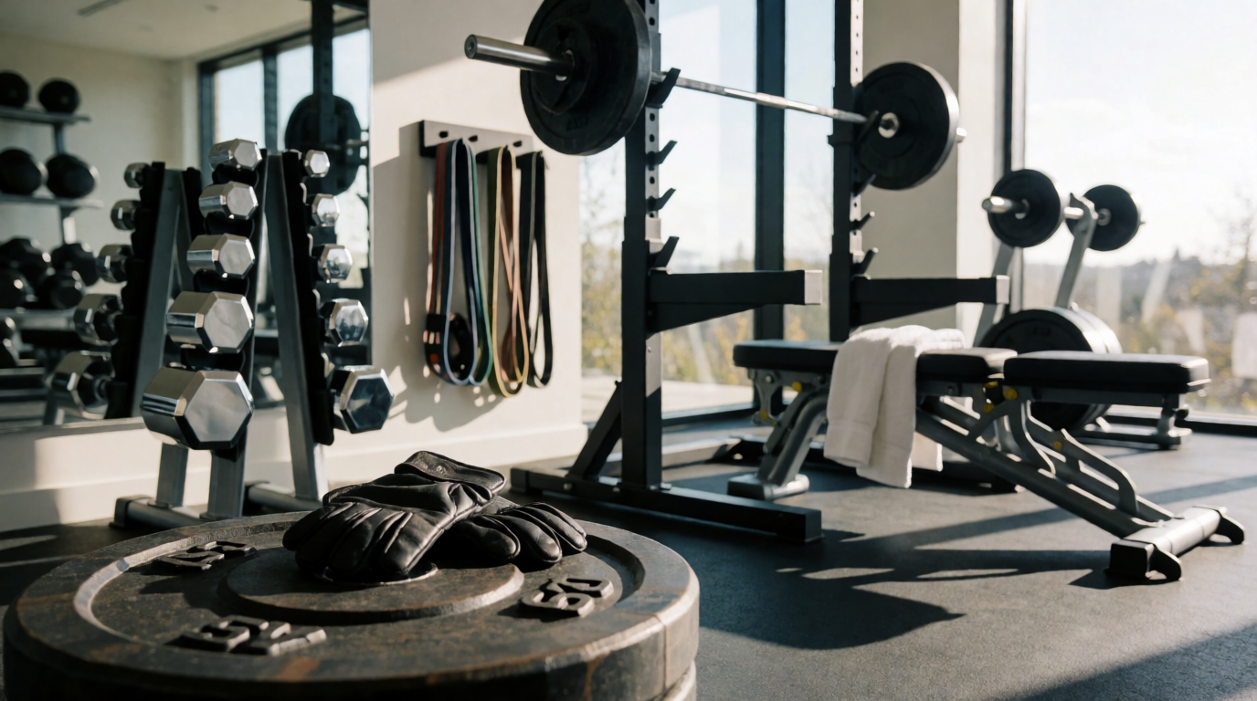 gym fitness equipment workout montar completa beginner