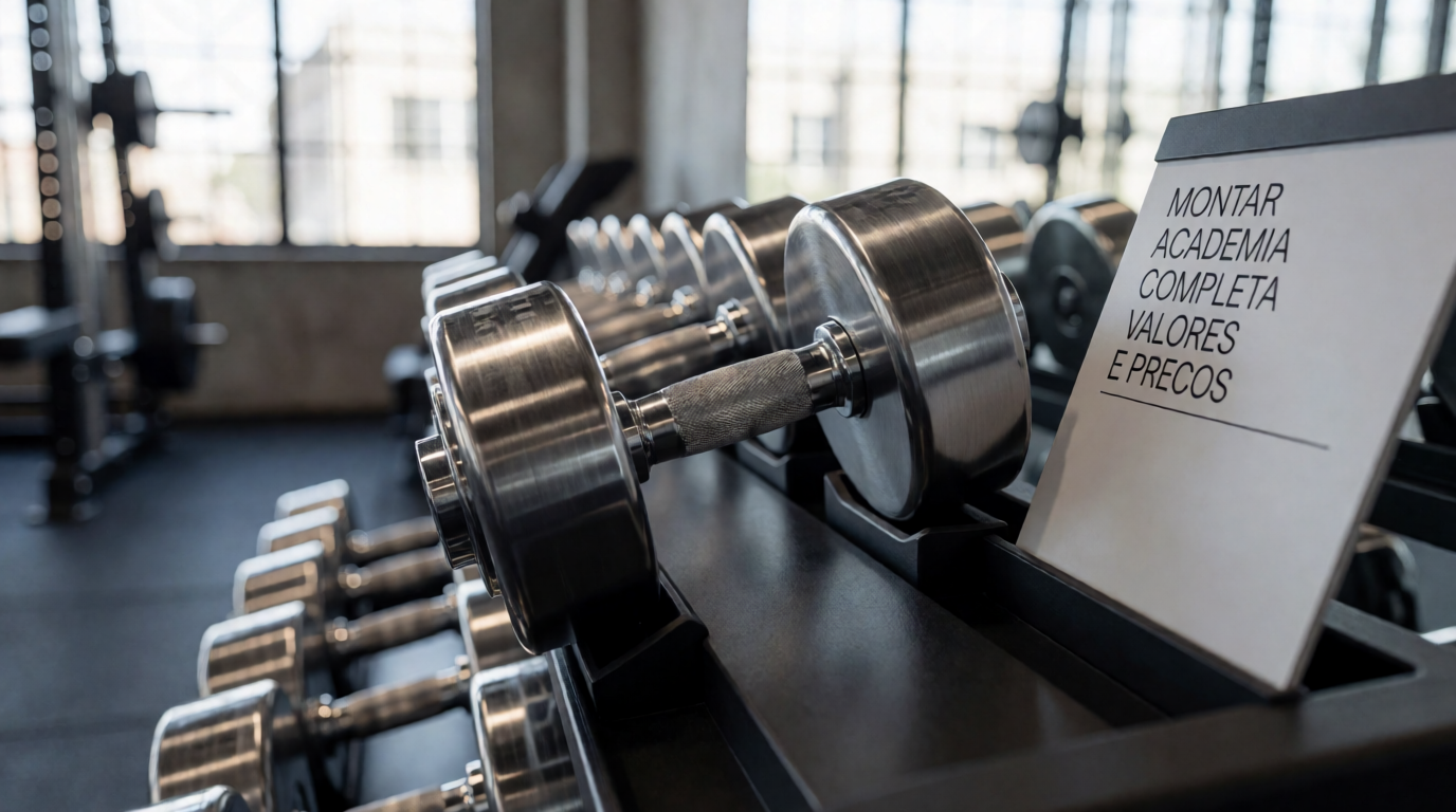 gym fitness equipment workout montar completa valores precos
