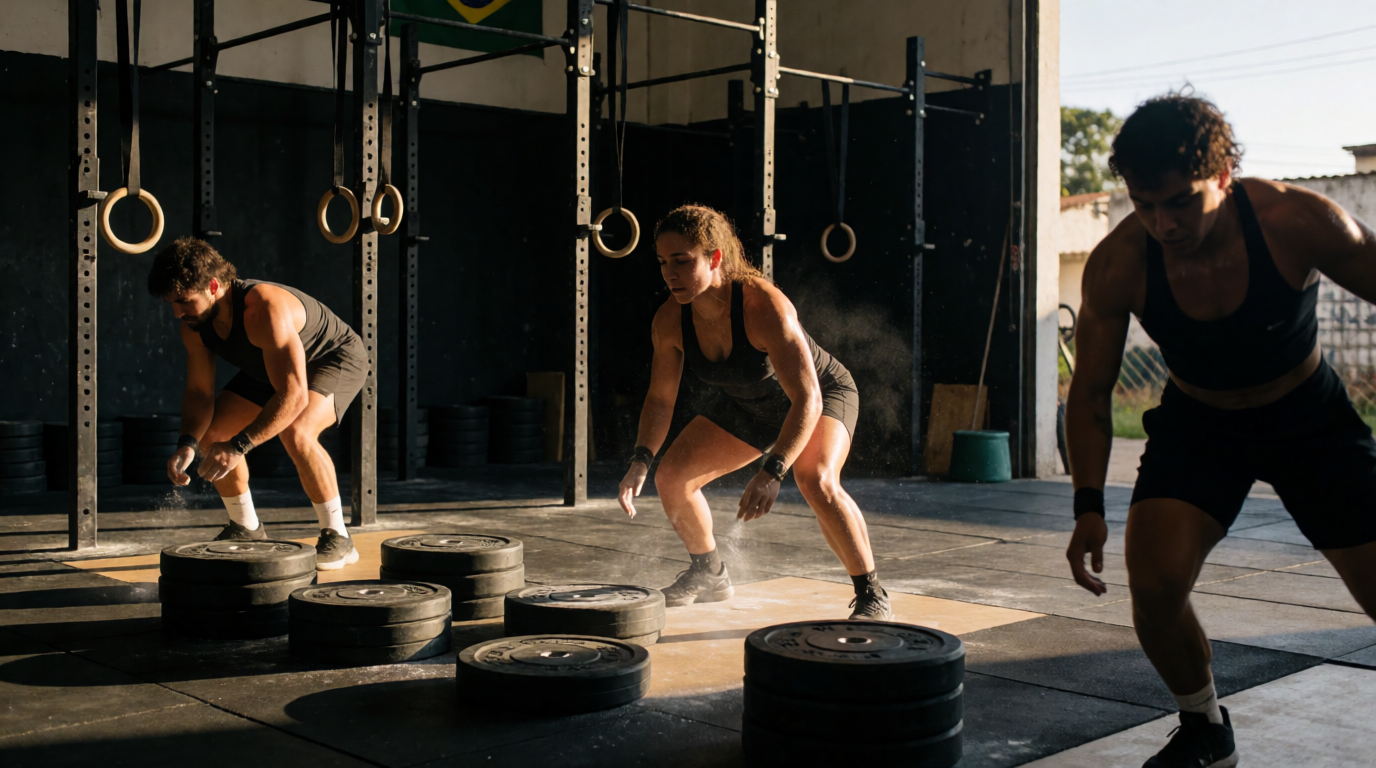 gym fitness equipment workout platform crossfit goiania go