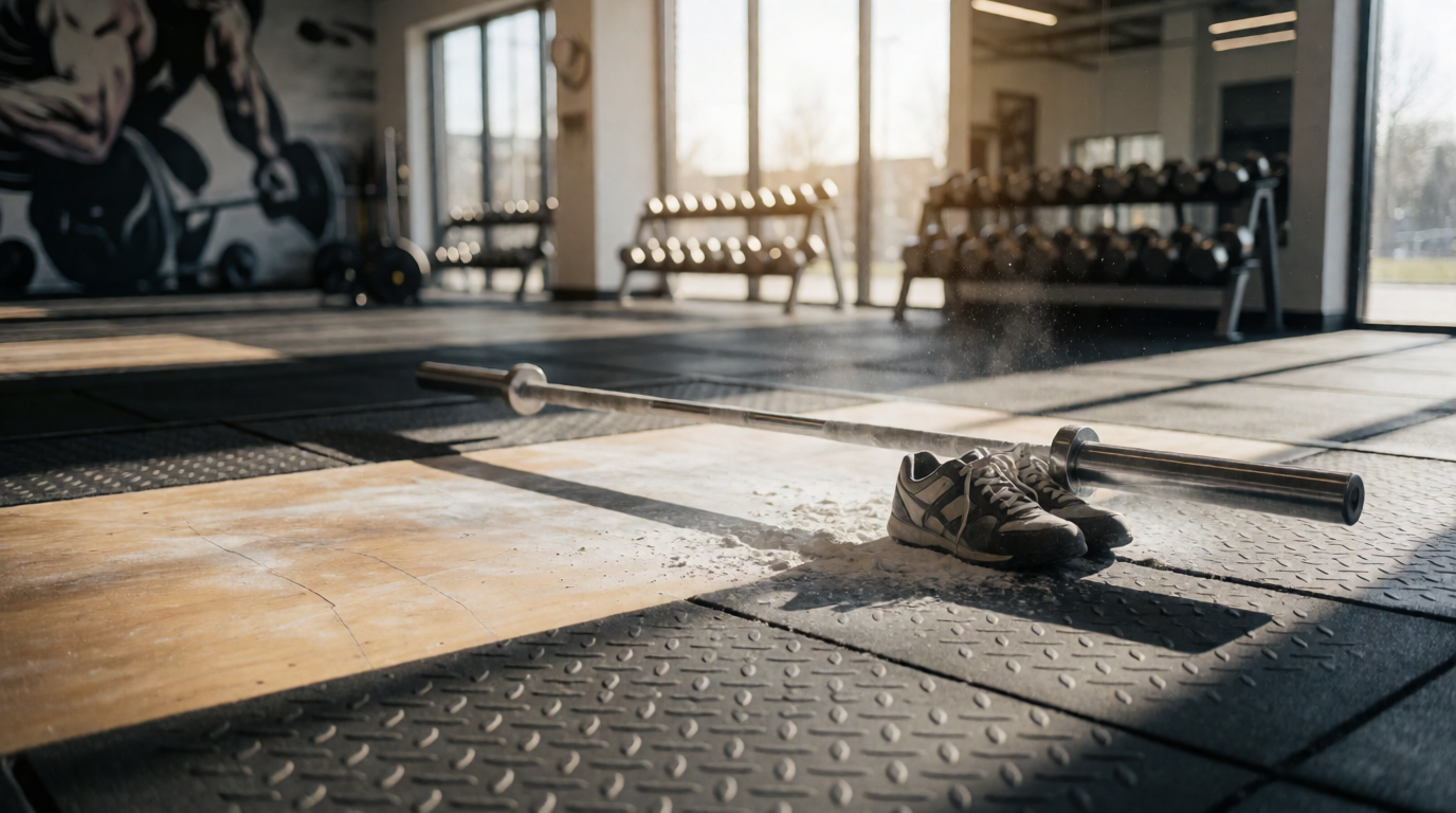 gym fitness equipment workout platform crossfit