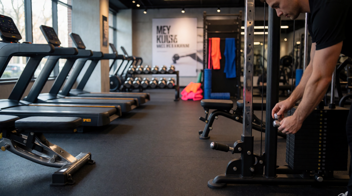 gym fitness equipment workout montar completa
