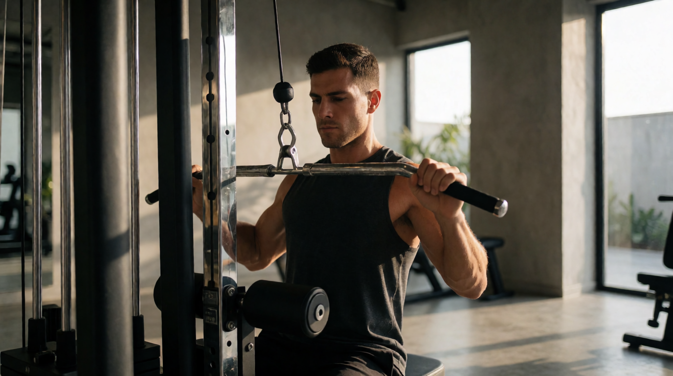 gym fitness equipment workout pulldown aracaju