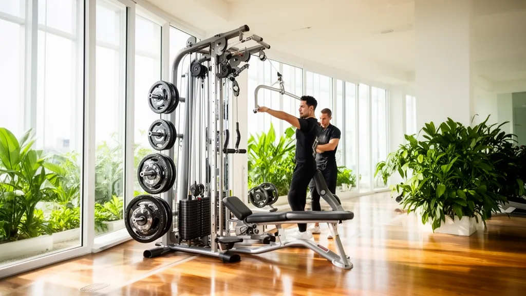 gym fitness equipment workout pulldown belo horizonte mg