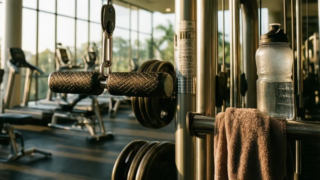 gym fitness equipment workout pulldown brasilia df