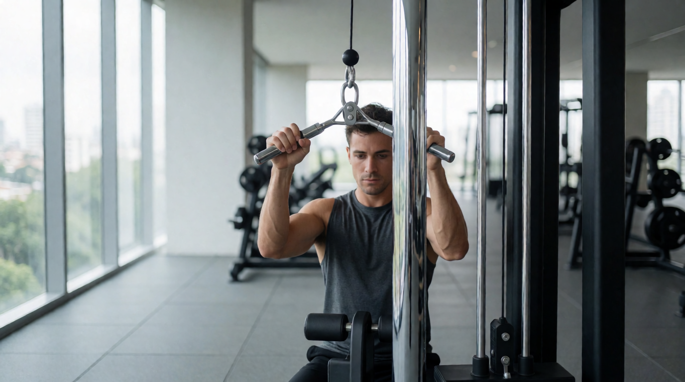 gym fitness equipment workout pulldown curitiba pr