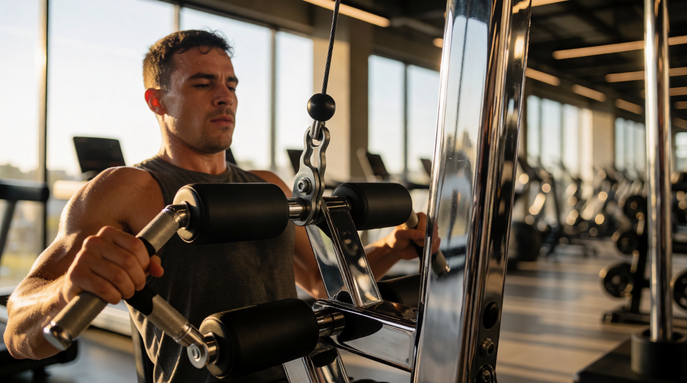 gym fitness equipment workout pulldown goiania go