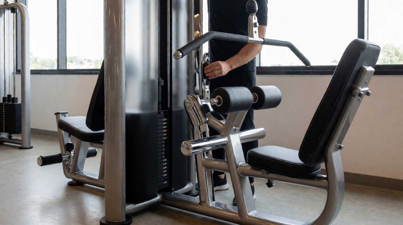 gym fitness equipment workout pulldown guarulhos sp
