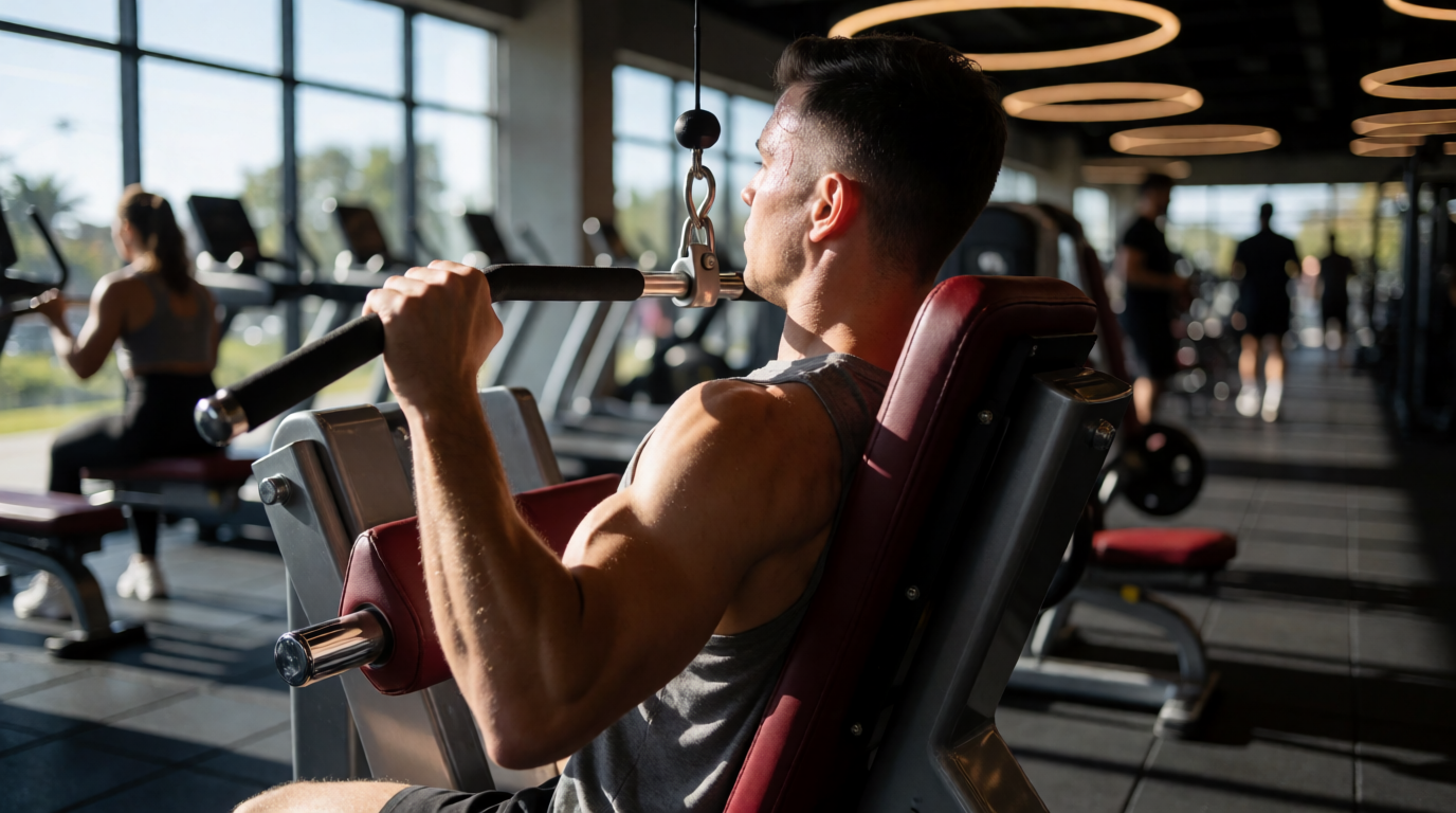 gym fitness equipment workout pulldown londrina pr