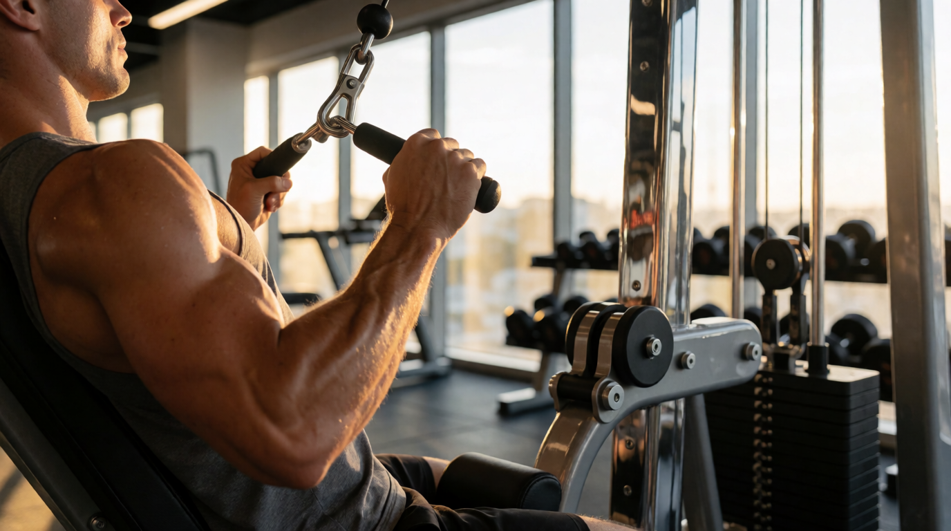 gym fitness equipment workout pulldown maceio al