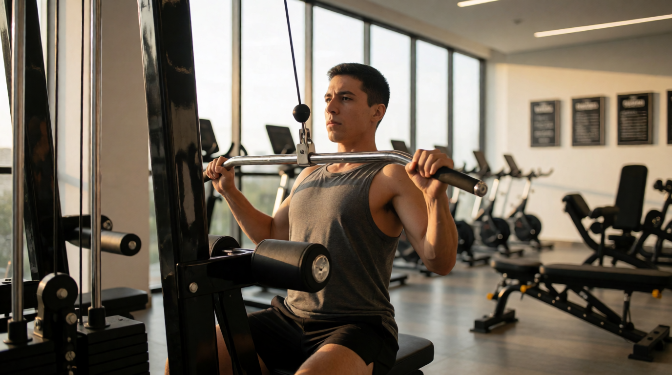 gym fitness equipment workout pulldown manaus am