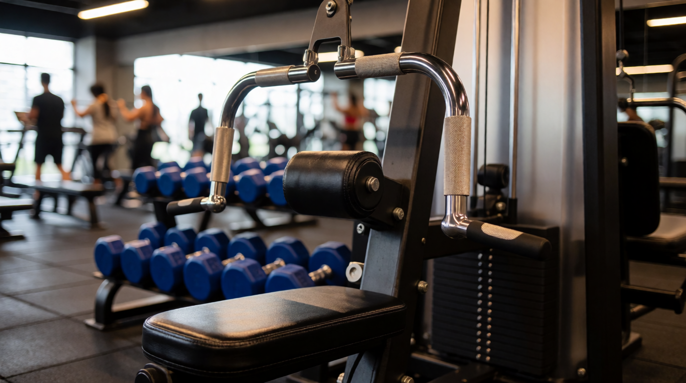gym fitness equipment workout pulldown nova iguacu rj