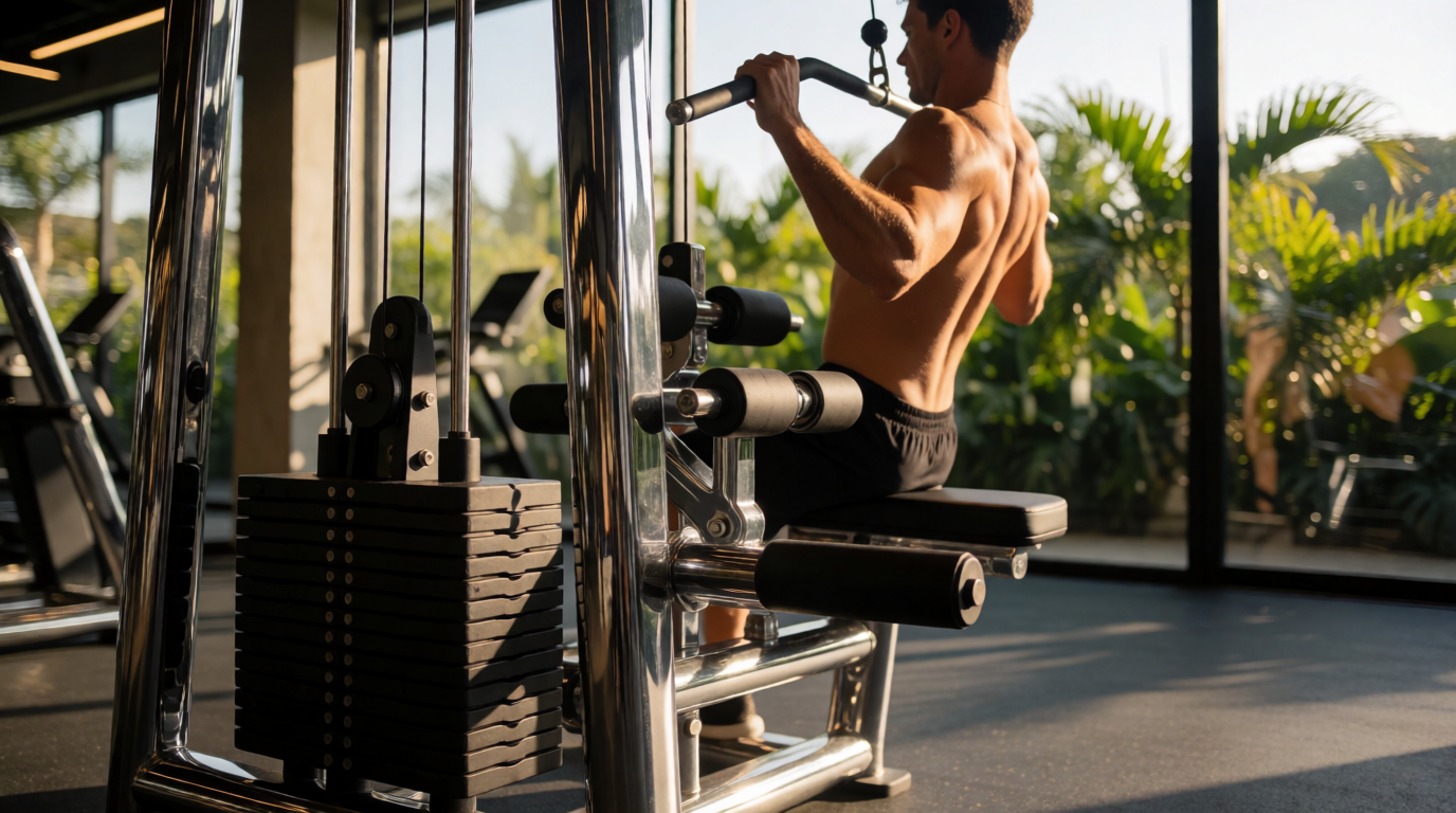 gym fitness equipment workout pulldown recife pe