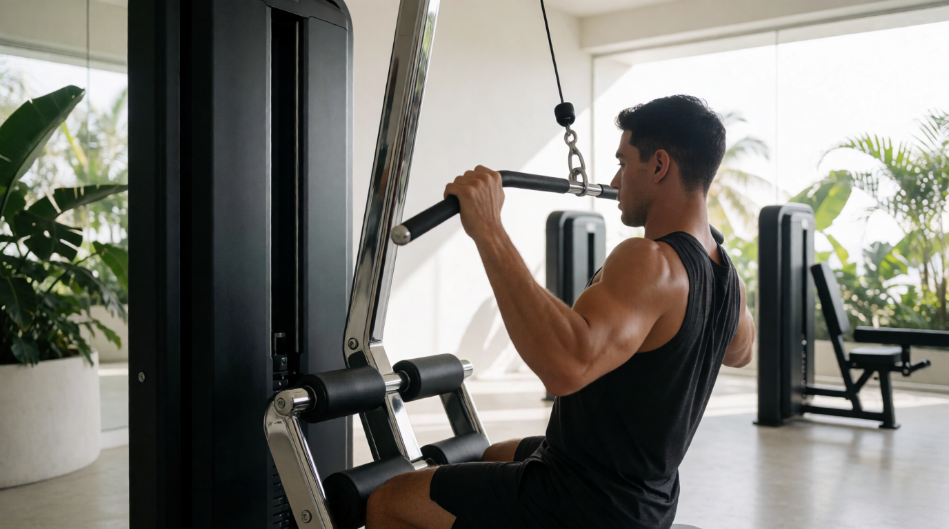 gym fitness equipment workout pulldown salvador ba