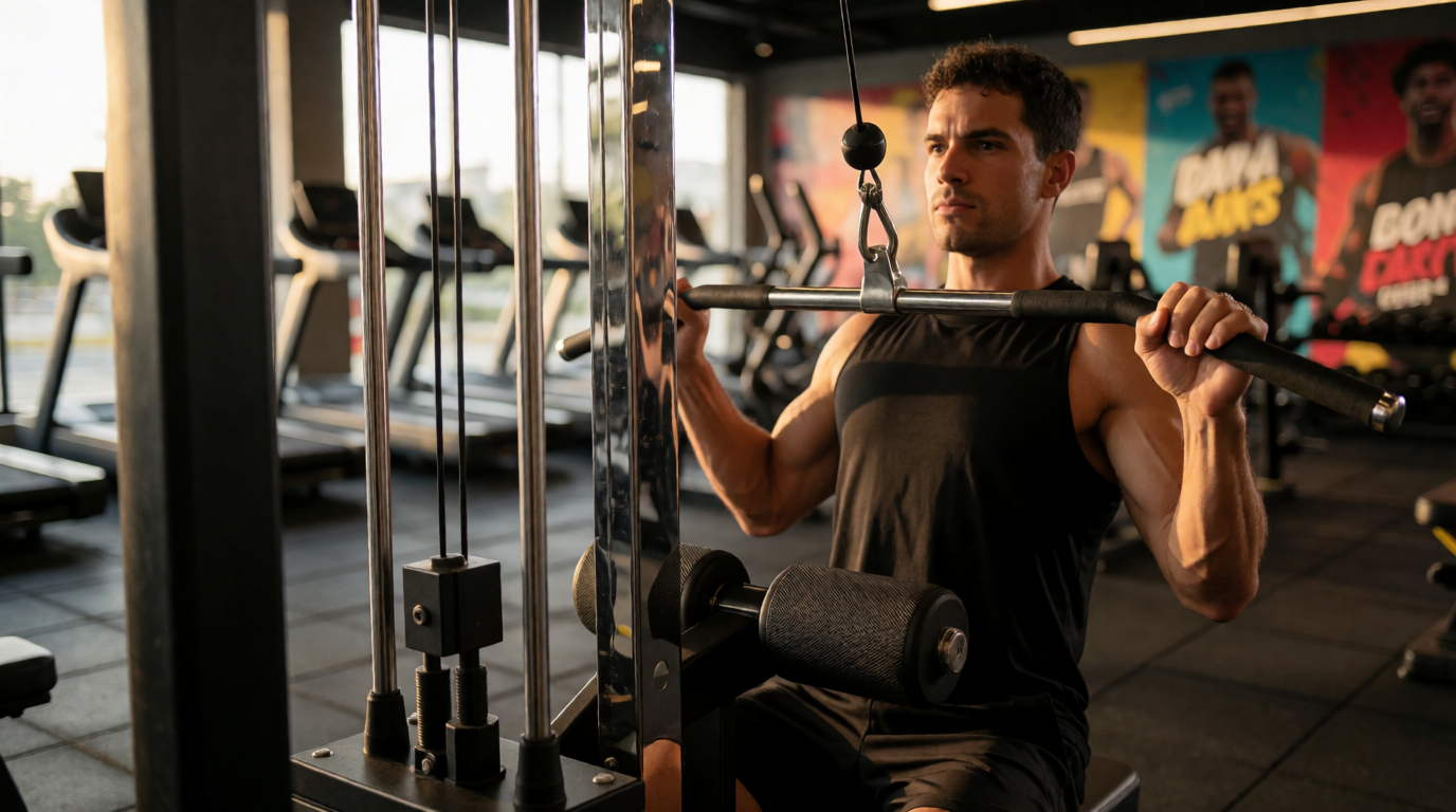 gym fitness equipment workout pulldown sao luis ma