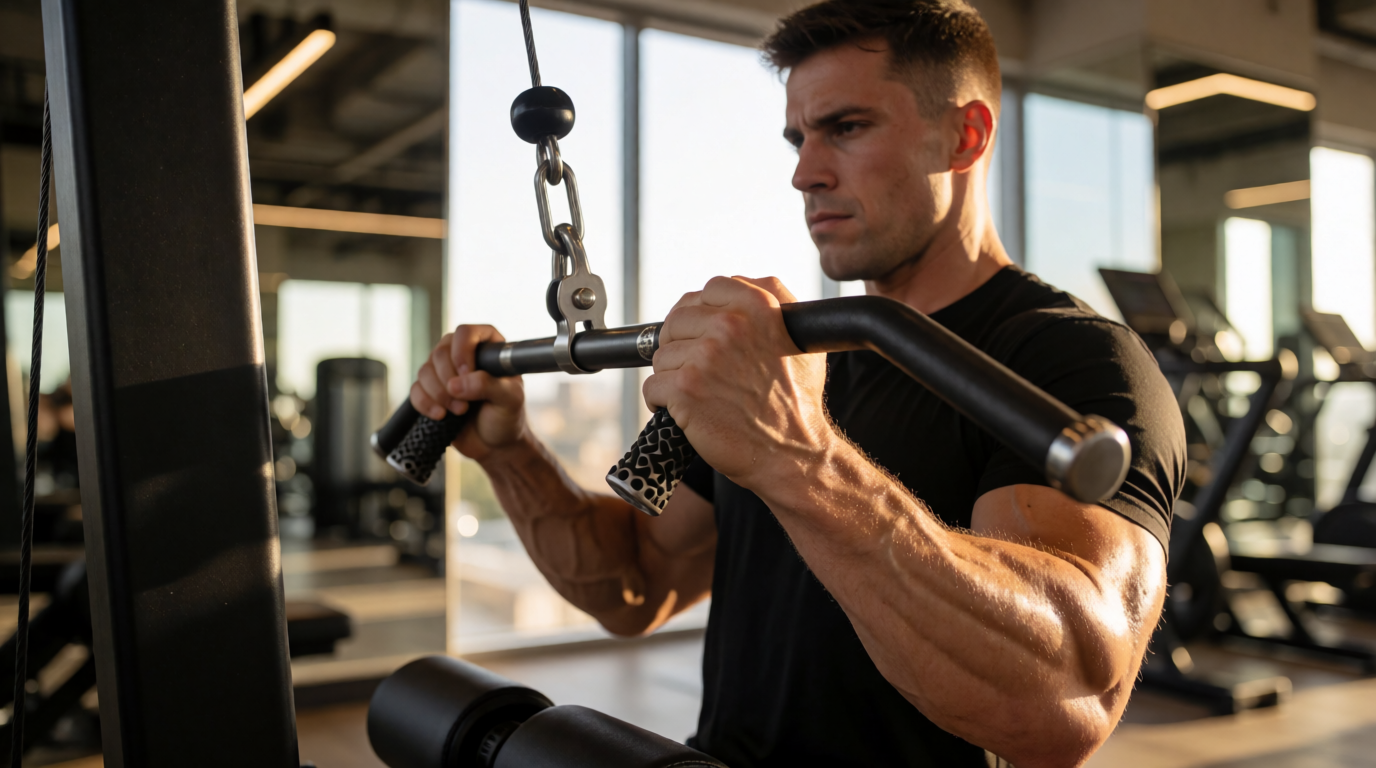 gym fitness equipment workout pulldown teresina pi lion