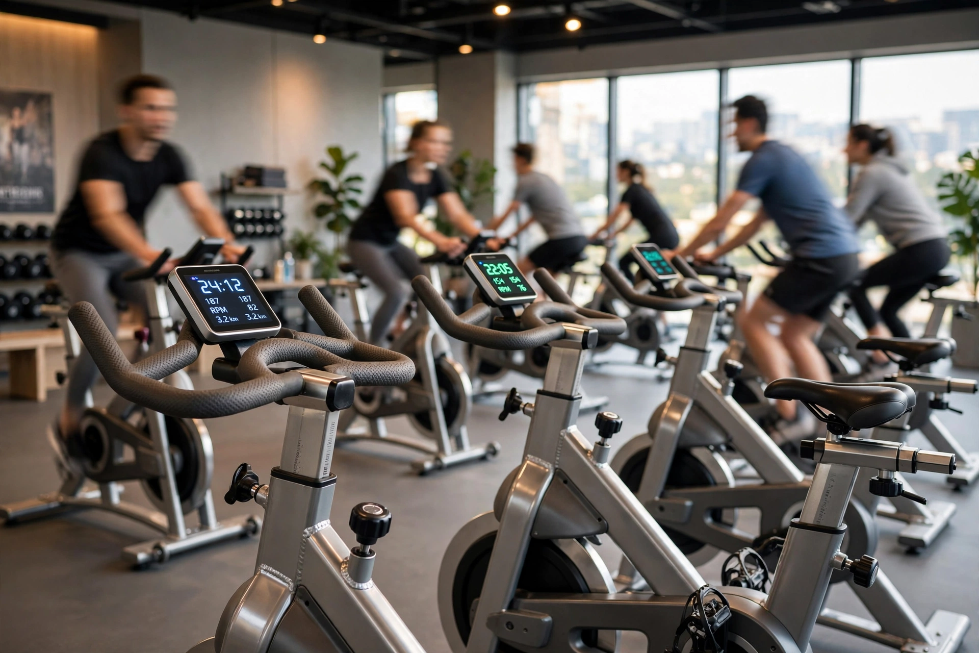 gym fitness equipment workout quantas bikes numa