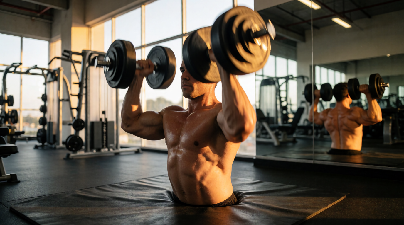 gym fitness equipment workout shoulder press feira santana