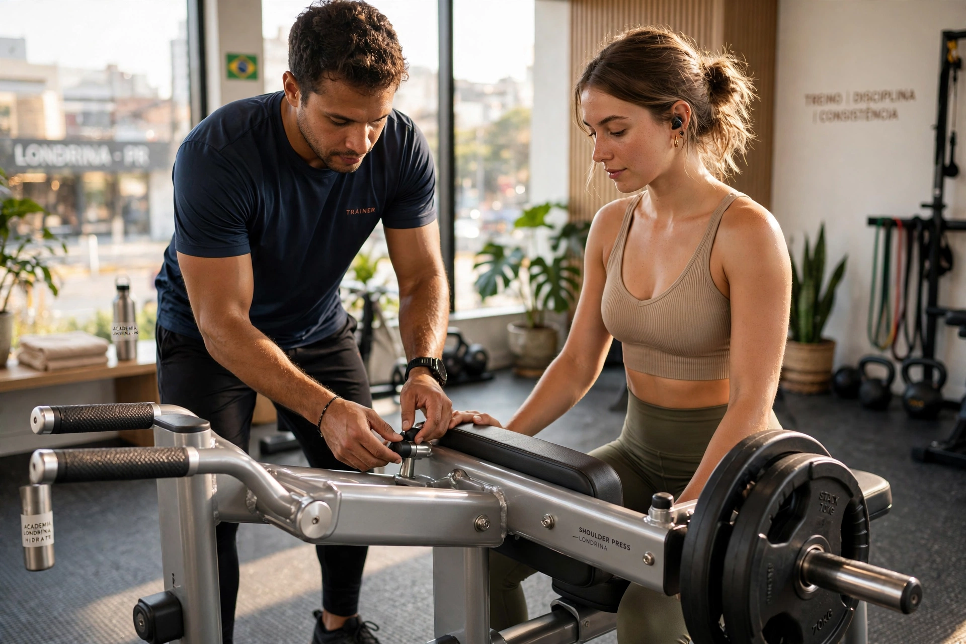 gym fitness equipment workout shoulder press londrina pr