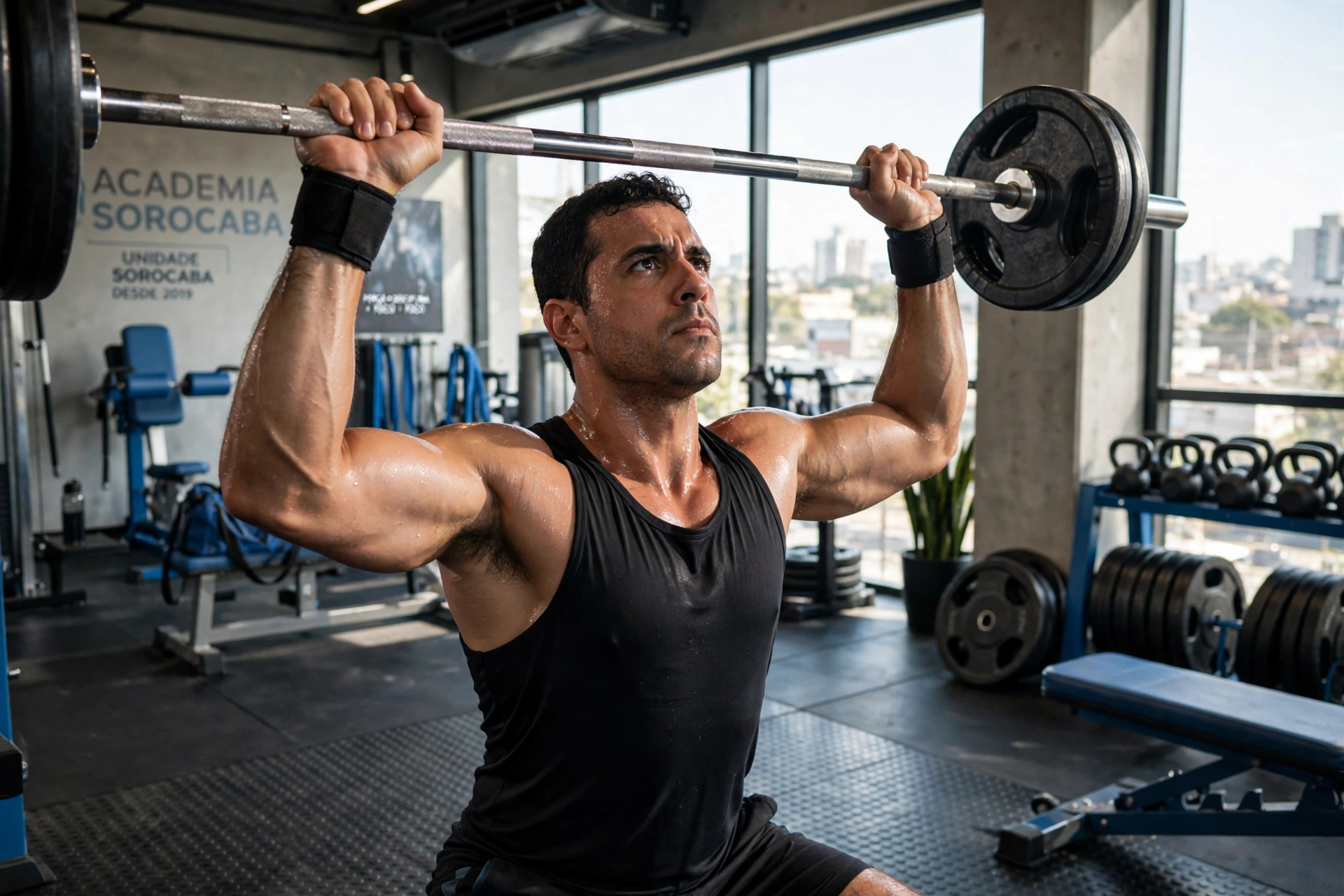 gym fitness equipment workout shoulder press sorocaba sp