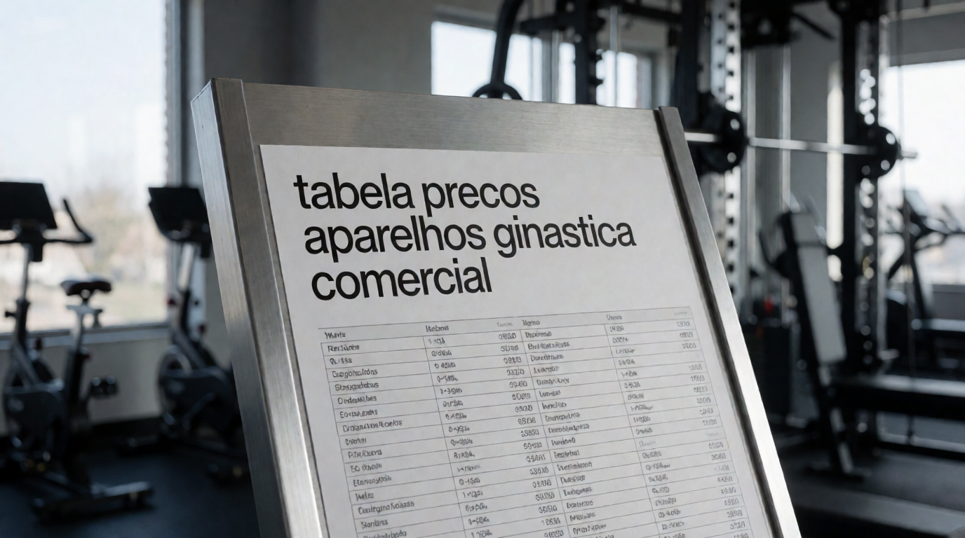 gym fitness equipment workout tabela precos ginastica comercial