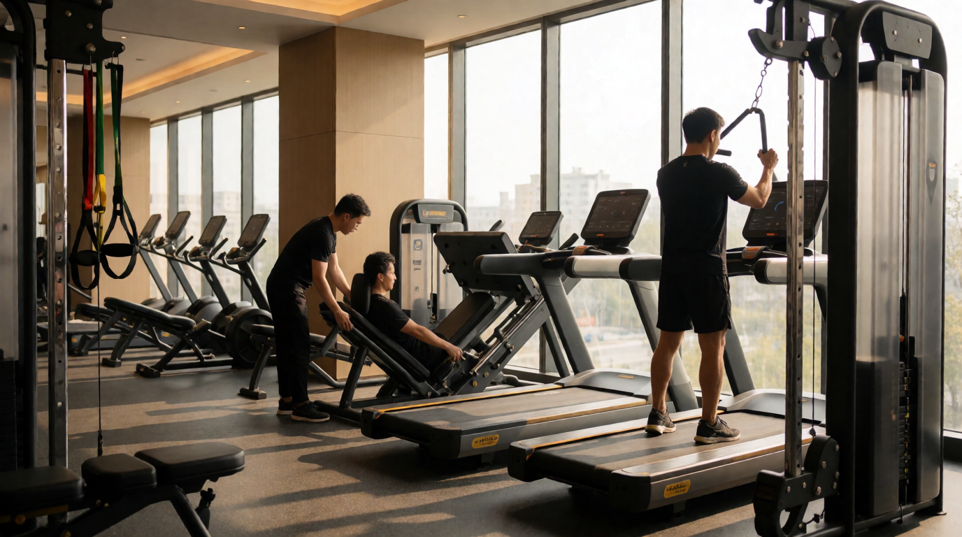 gym fitness equipment workout tipos