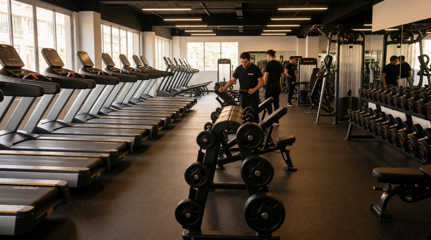Armazém de equipamentos para academia profissionais em SP