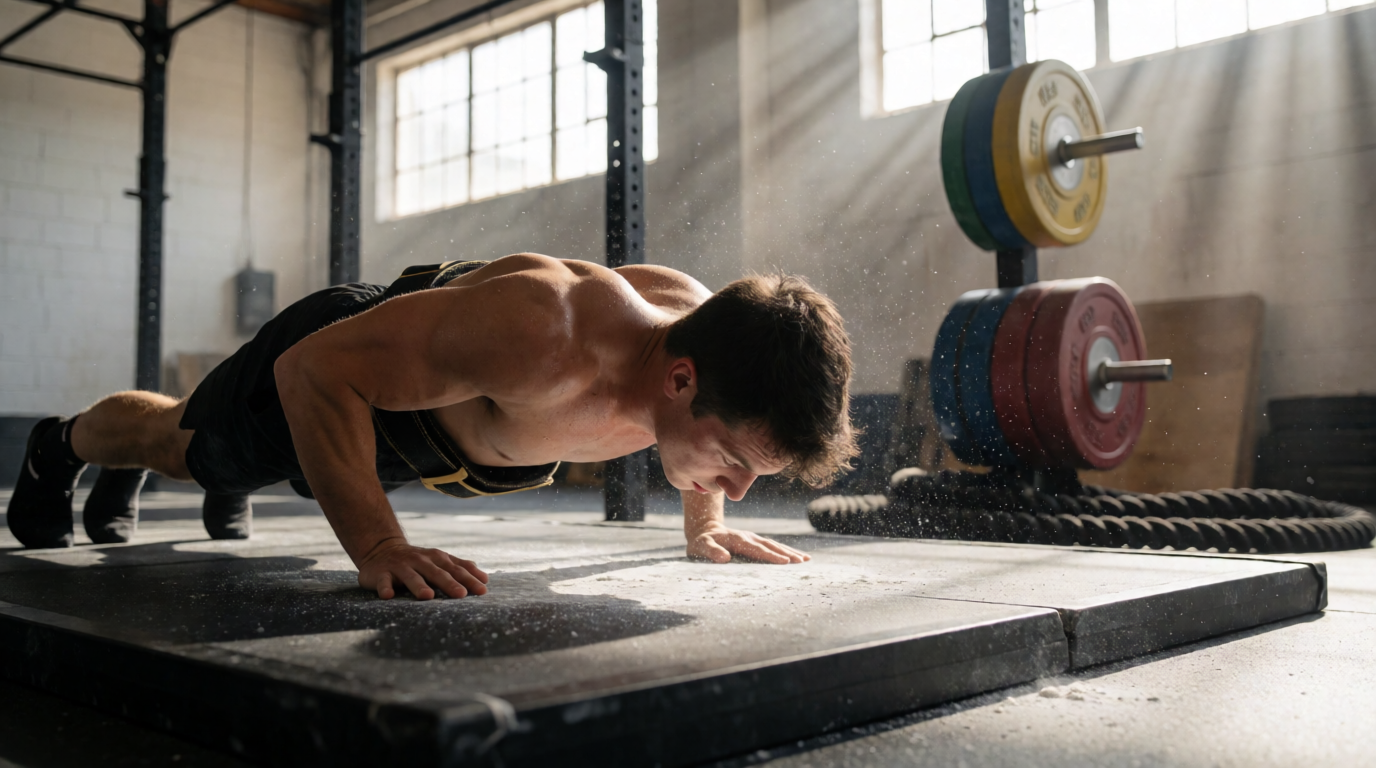 Plataforma CrossFit profissional em academia