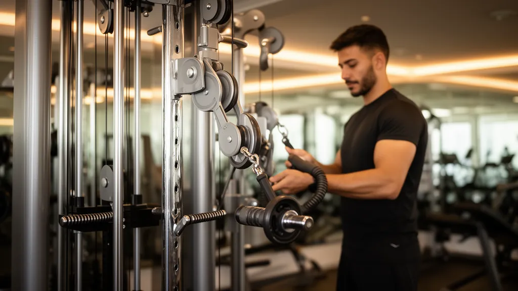 Academia moderna com equipamentos especializados em Brasília