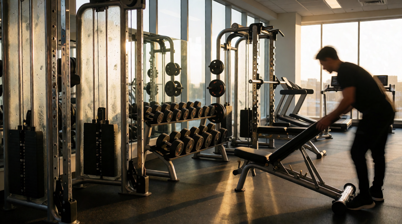 Linha completa de equipamentos profissionais para musculação