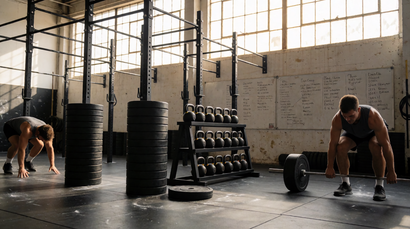 Academia de Crossfit com equipamentos profissionais Lion Fitness