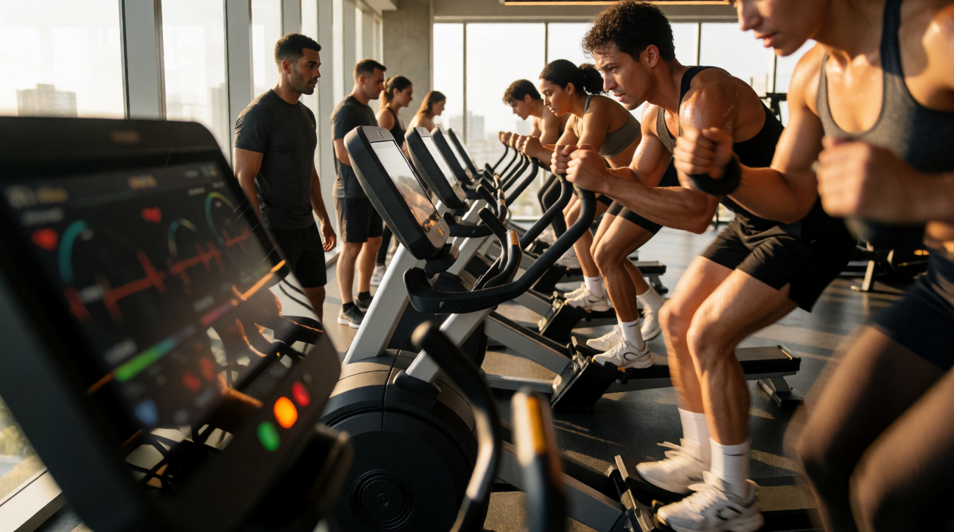 Aulas de HIIT com arc-trainer em academia de Fortaleza-CE