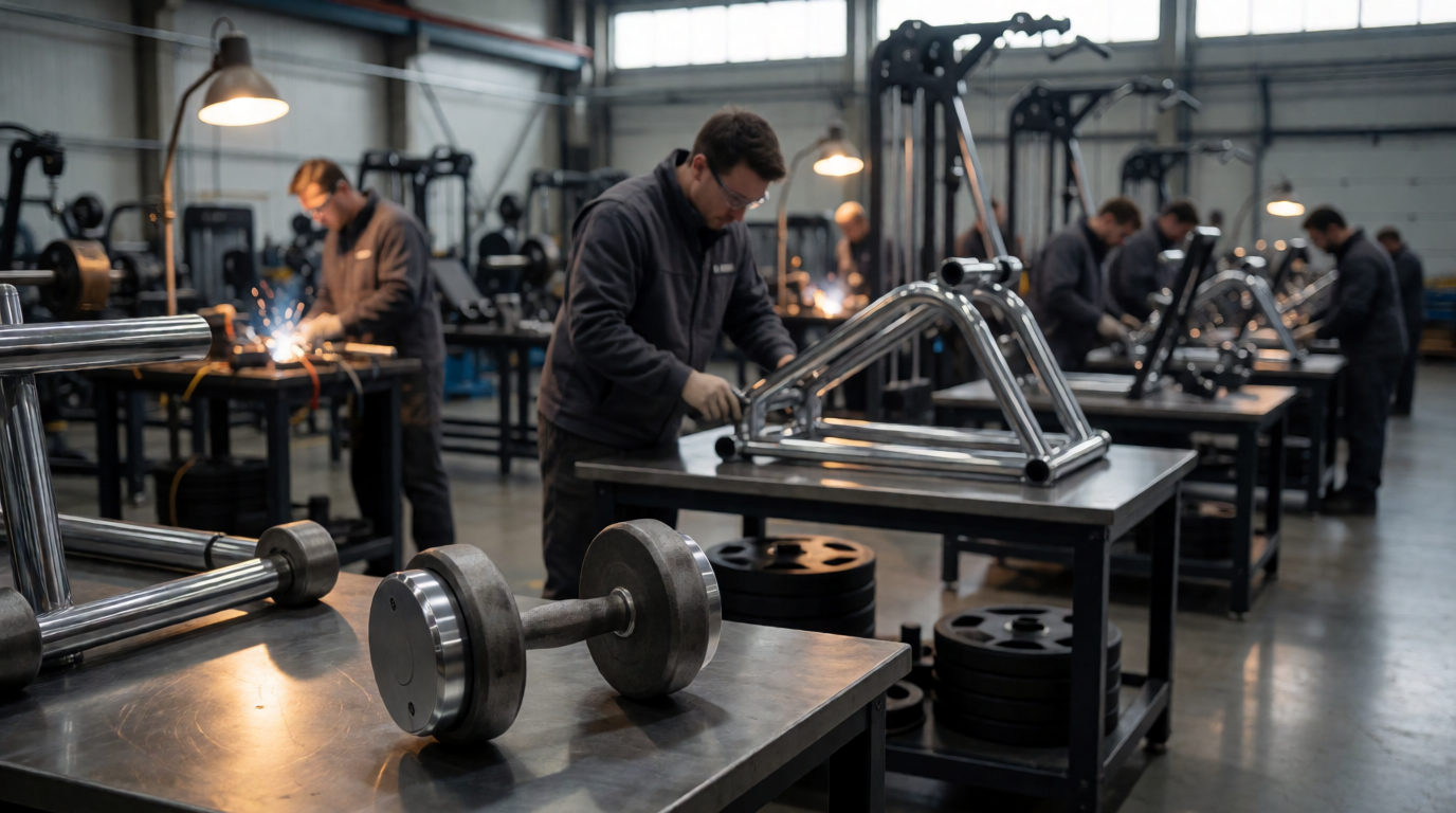 gym fitness equipment workout vale pena fabrica