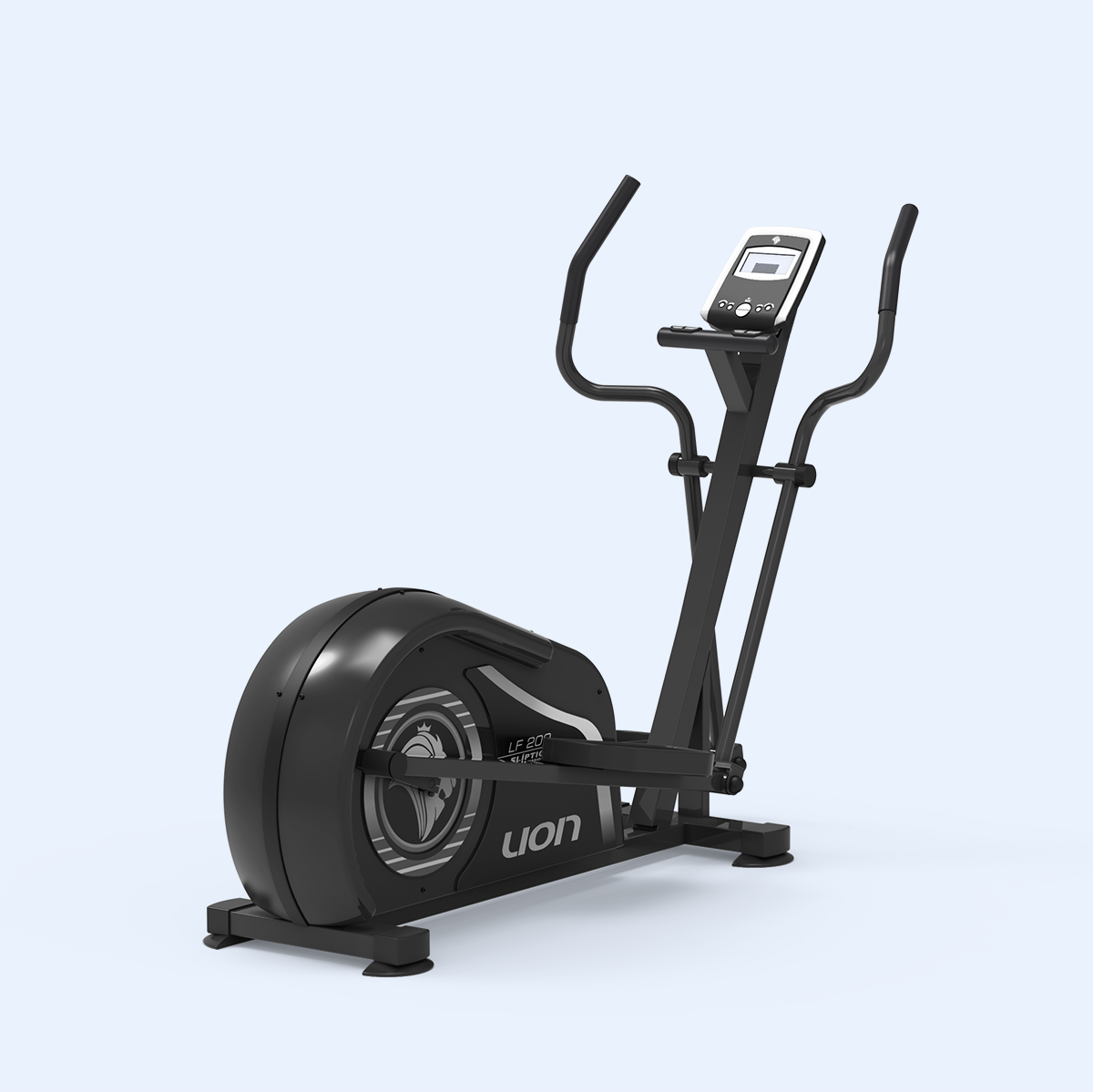 Alunos usando elípticos em academia no Rio de Janeiro