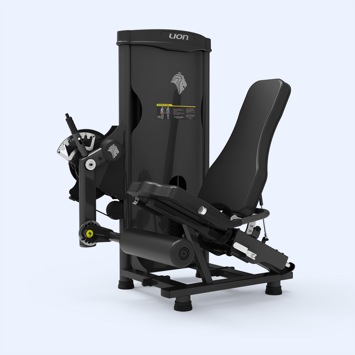 Fábrica moderna de equipamentos fitness em operação