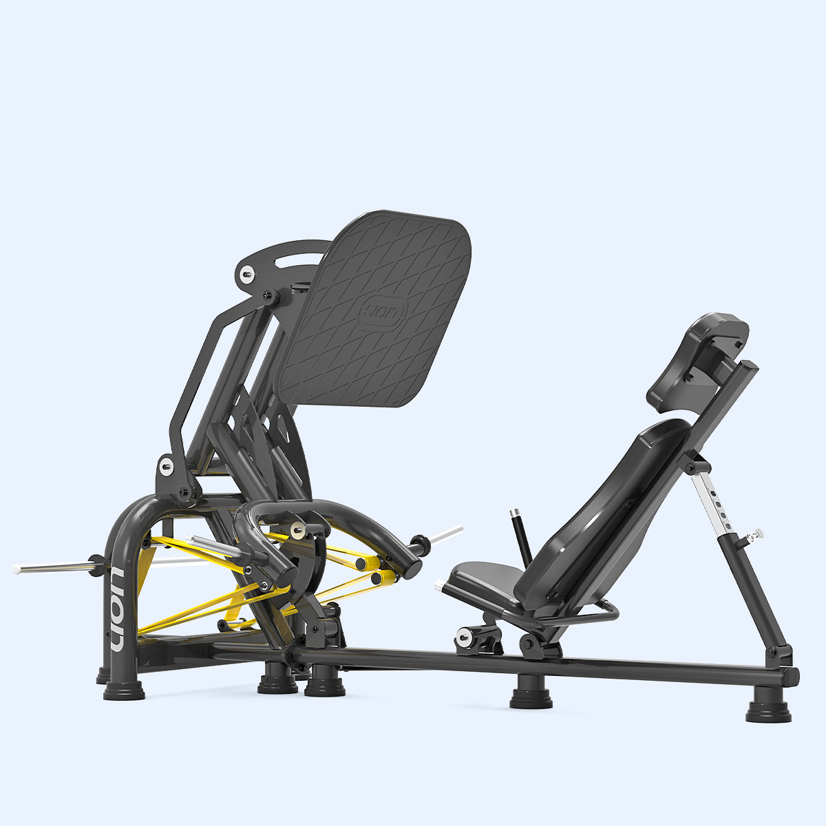 Leg-press-45 profissional em academia moderna