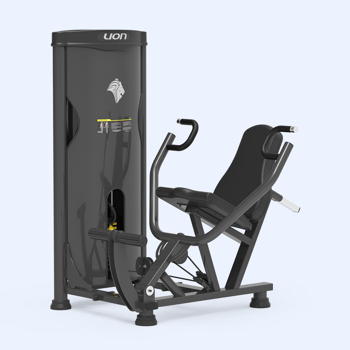 Bike vertical profissional em academia moderna