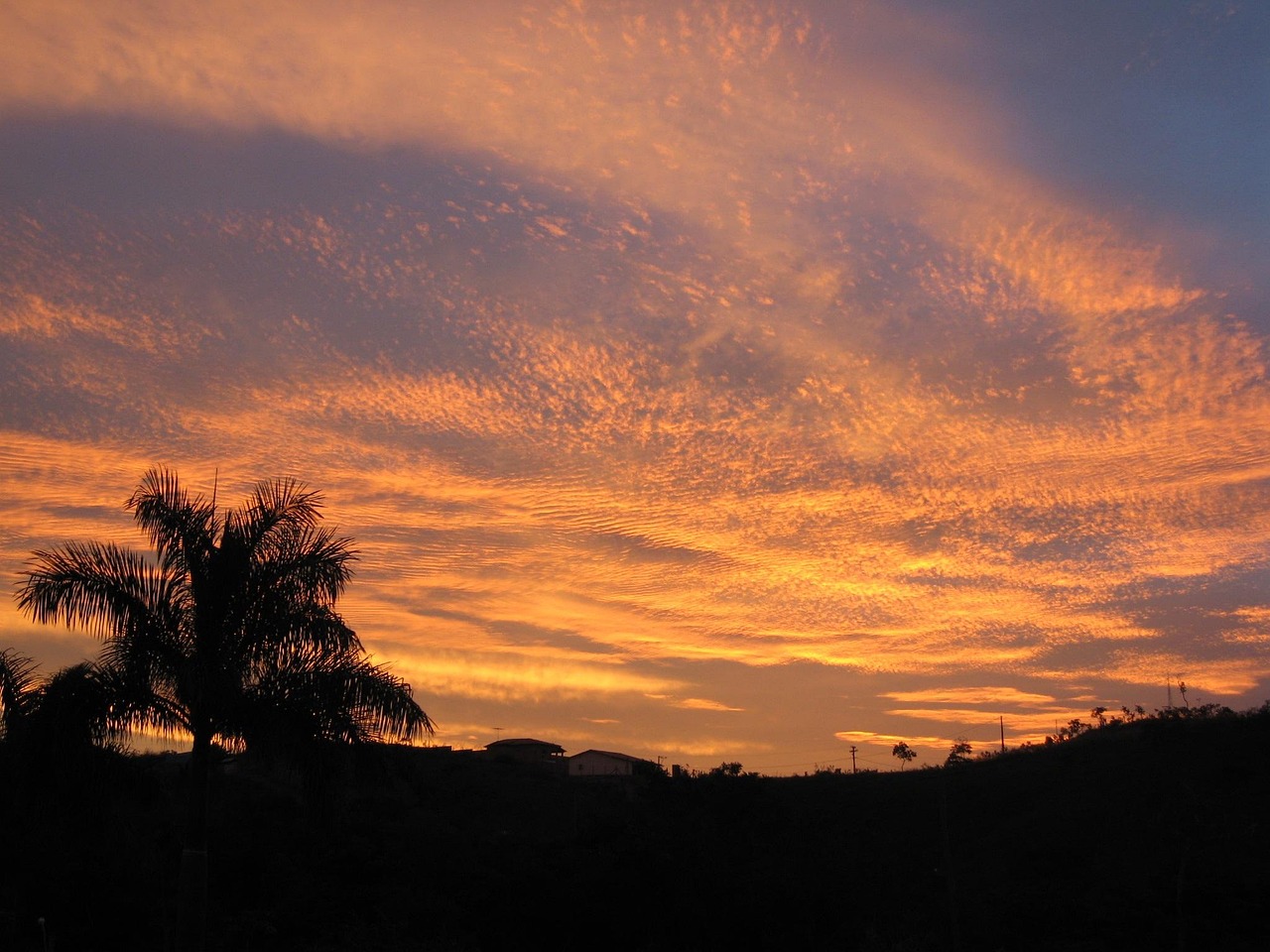 sky, brasilia, sunset, nature, brazil