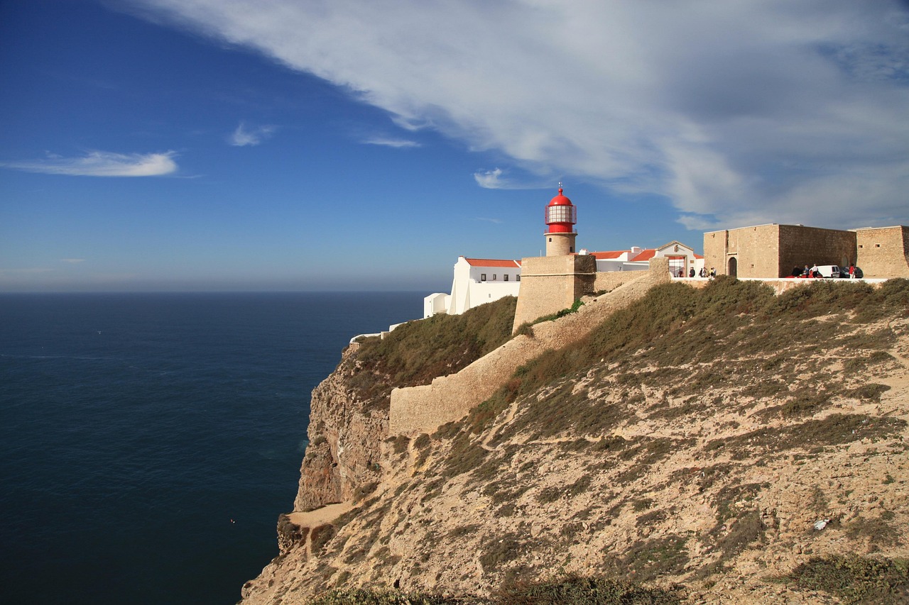 lighthouse, southern tip portugal, cabo de são vicente, sagres, lighthouse, sagres, sagres, sagres, sagres, sagres