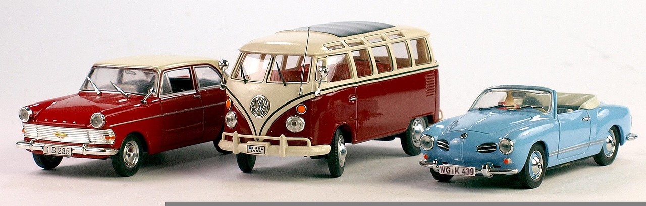 cars, retro, engine, ride, models, vw bulli, karmann gia, model cars