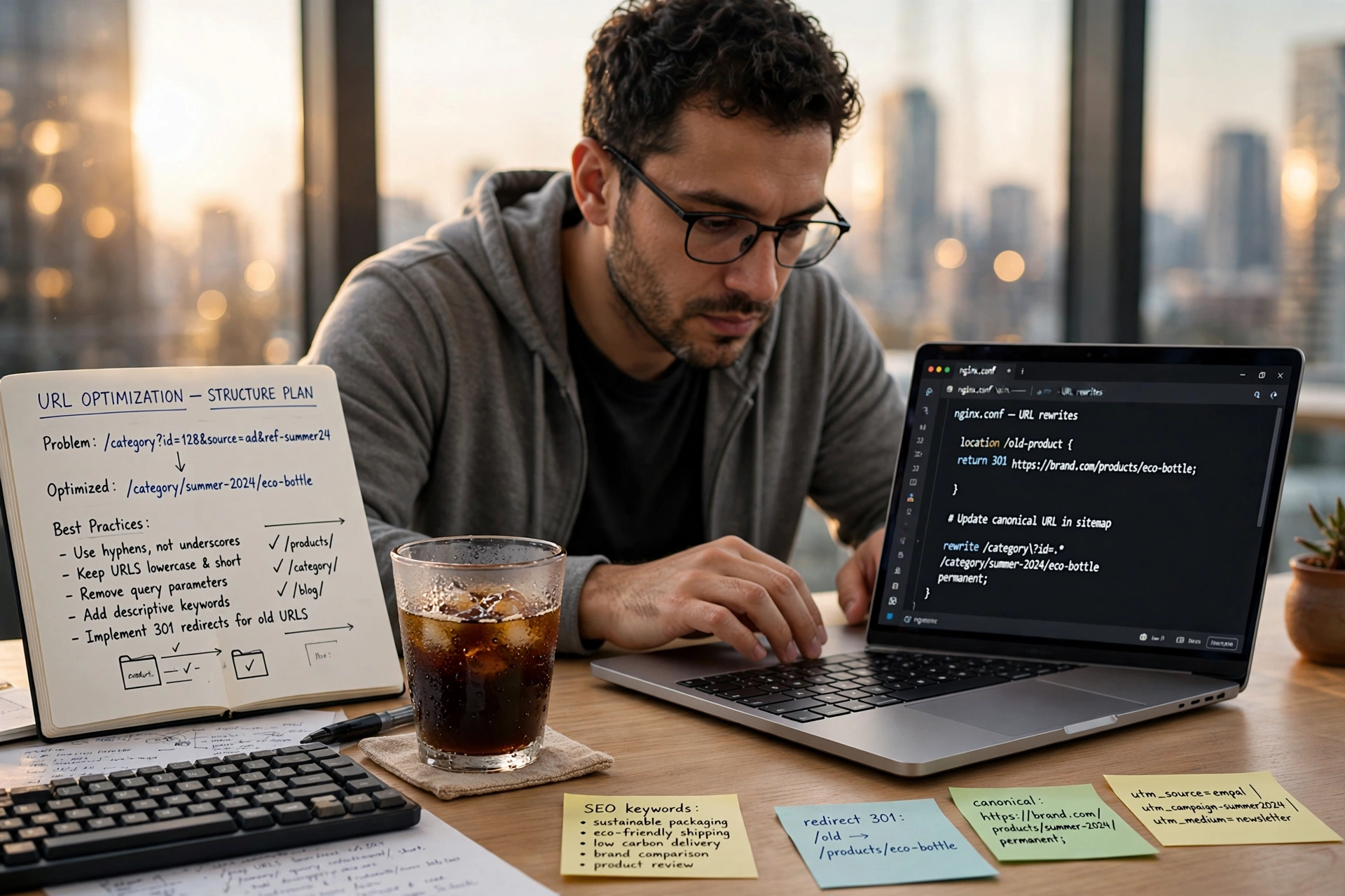 digital marketing ai estrutura url otimizada seo