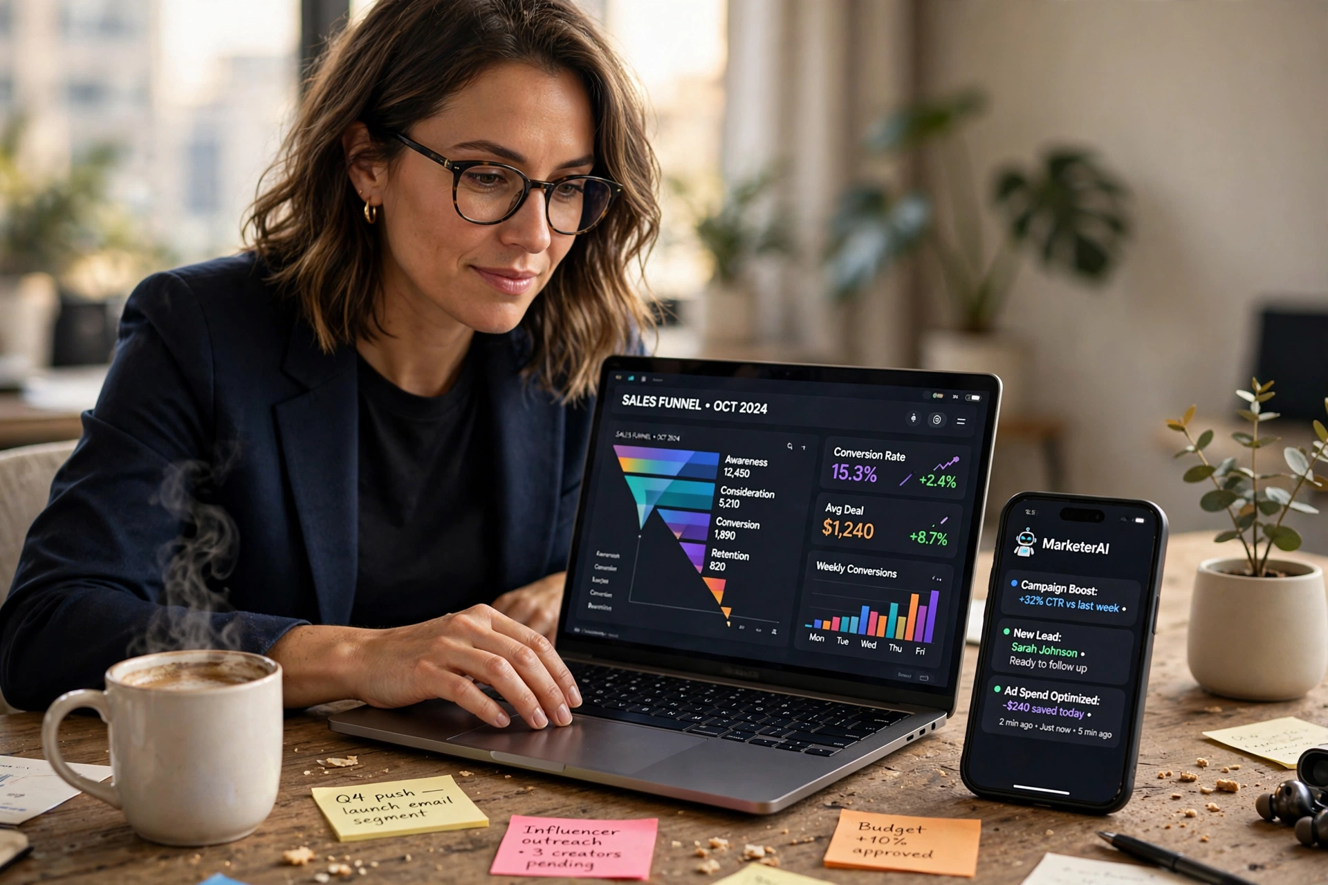 digital marketing ai exemplos funil sales online success