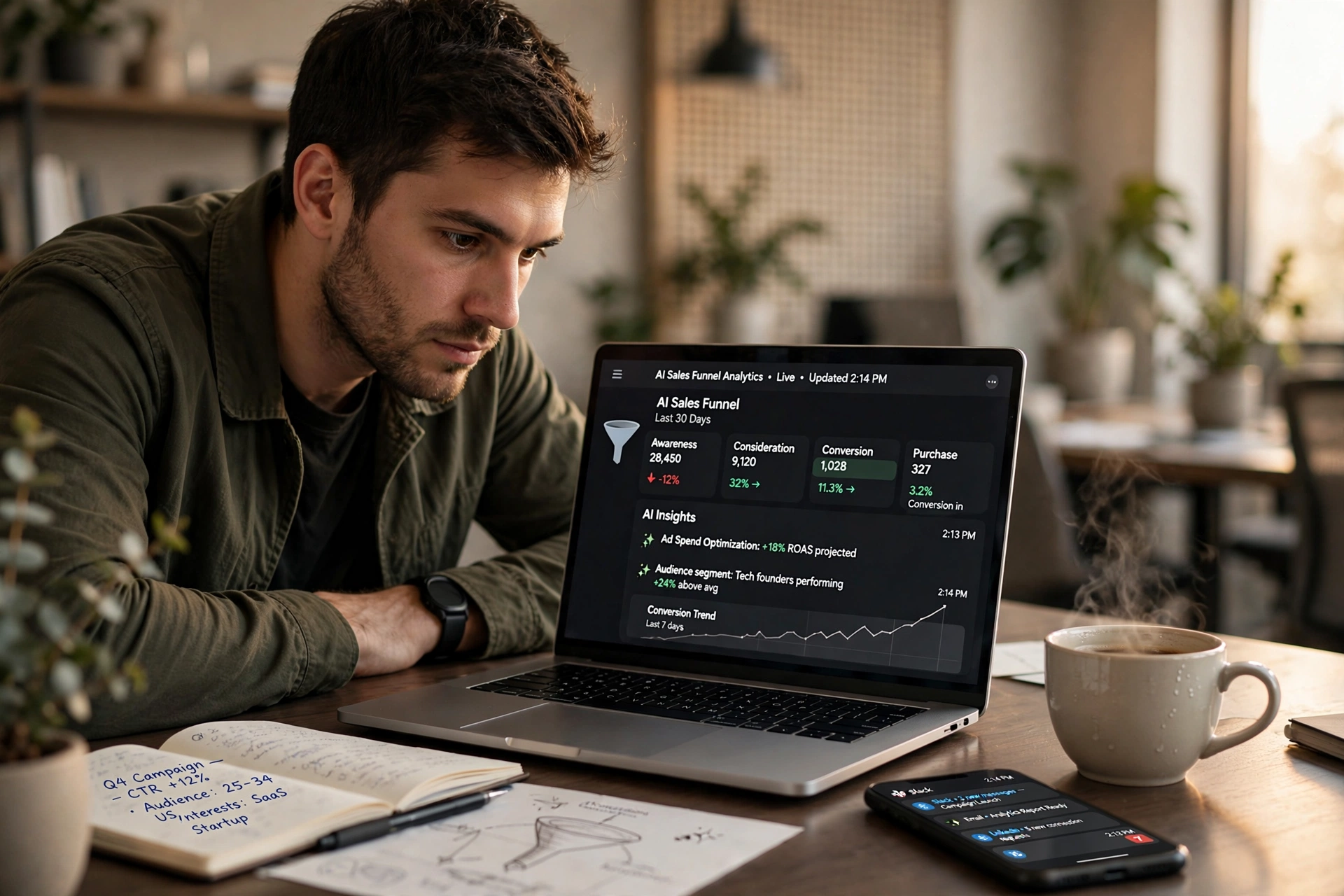 digital marketing ai fechando sales fundo funil online