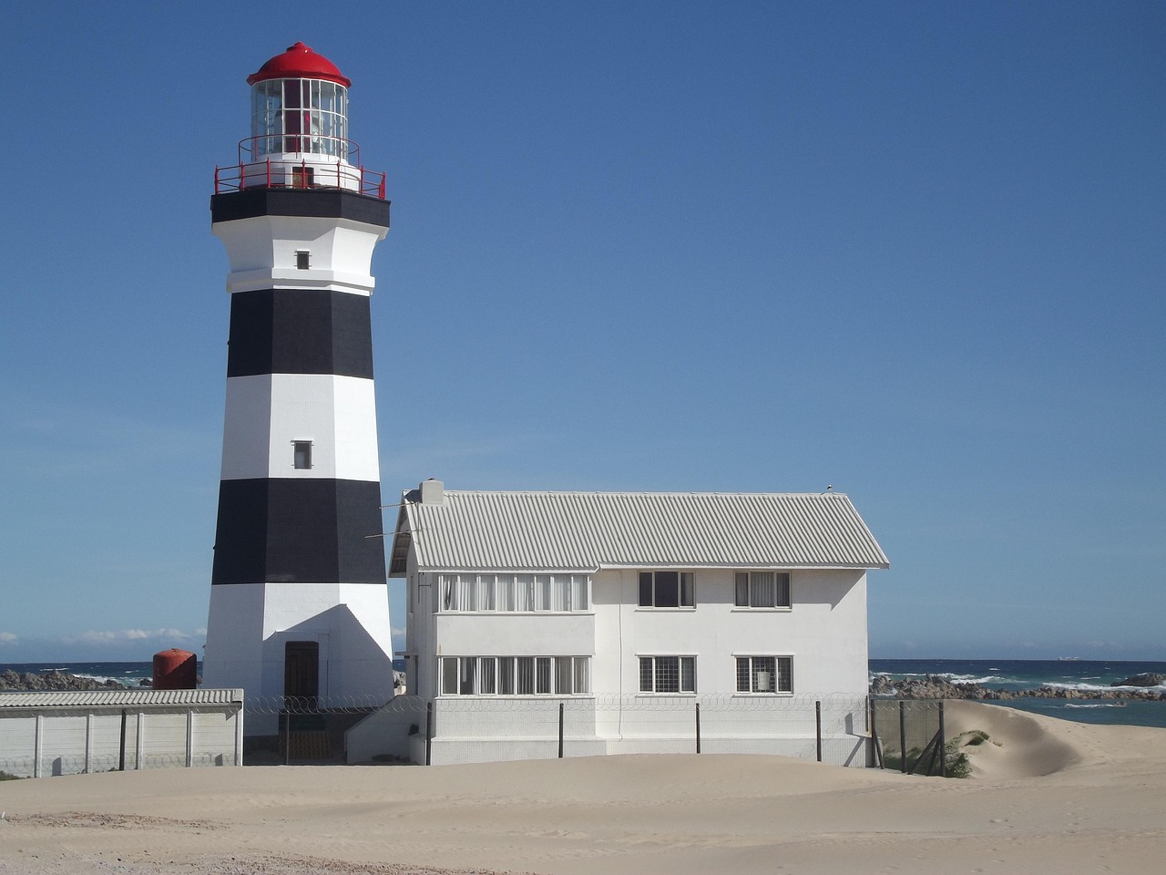 lighthouse, cape-recife, port-elizabeth